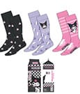 Sanrio Calzini Kuromi 3 Paia Taglia 36-43 Cerdá
