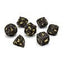 CritStones Dadi Metallici Cavi Set Soulreaper Gold (7) – Glassstaff