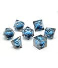 Set di dadi CritStones Water Dragon's Gaze Floating Eye (7 dadi) - Glassstaff