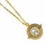Harry Potter Girotempo Fisso Ciondolo e Collana Placcati Oro - The Carat Shop