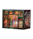 CuteBee Book Nook Hong Kong Neon Light – Kit Modellismo 3D in Legno 13 x 17 cm