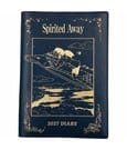 Diario Spirited Away 2027 con Haku drago e Chihiro, dettagli in foglia blu e oro, Ensky