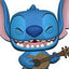 Lilo & Stitch POP! Disney Figura in Vinile Stitch con Ukulele 9 cm - Funko