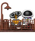 Wall-E POP Moment! Funko: confezione da 2 figure in vinile Wall-E ed Eve, 9 cm