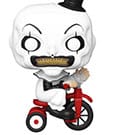 Funko POP! Movies Terrifier Art the Clown con Bicicletta Figura in Vinile 9 cm