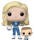 Funko POP! & Buddy Marvel Vinyl Figure Invisible Woman & Franklin 9 cm - I Fantastici Quattro: First Steps