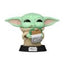 Star Wars: The Mandalorian and Grogu - Grogu con panino, figura in vinile POP! 9 cm