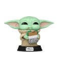 Star Wars: The Mandalorian and Grogu - Grogu con panino, figura in vinile POP! 9 cm