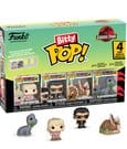 Jurassic Park Bitty POP! 4-Pack Triceratops - Mini-figure in vinile Funko, 2,3 cm