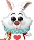 Alice nel Paese delle Meraviglie POP! Action Figure - Coniglio Bianco con Corno 9 cm