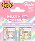 Sanrio Bitty POP! Mini Figure in Vinile 2 Pezzi HK e PomPom 2 cm - Funko
