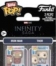 Marvel Bitty POP! Mini-figure in vinile 2-Pack Iron Man & Thor 2 cm - Funko