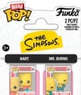 Simpsons Bitty POP! Mini-figure in vinile 2 pezzi B e Mr. B 2 cm - Funko