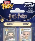 Funko Bitty POP! Harry Potter - Confezione da 2 mini figure in vinile Hagrid e Dobby, 2 cm