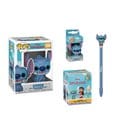 Lilo & Stitch POP! Bundle 4 Pezzi con Stitch, Portachiavi, Mystery Mini e Penna con Ukulele - Funko