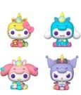 Funko POP! Sanrio Hello Kitty, Cinnamoroll, My Melody e Kuromi in outfit unicorno, confezione da 4 figure, 9 cm