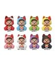 Monchhichi Rokimoto Cup of Fun Lucky Cat Series Mini-figure a sorpresa 10 cm Display da 6 pezzi Funmaker