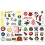Fallout Tech Sticker Pack – 4 fogli di adesivi riutilizzabili Fanattik