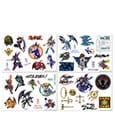 Yu-Gi-Oh! Adesivi Tecnologici - 4 Fogli di Sticker in Vinile Riutilizzabili