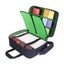Custodia da Viaggio Grande Enhance USA Gear per Giochi di Carte Collezionabili, Verde
