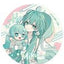 Hatsune Miku Miku Hug Series Spilla Flower Ver. 8 cm - Good Smile Company