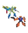 Transformers Age of the Primes Leader Class Action Figure 2-Pack G2 Dinobot Swoop e G2 Dinobot Sludge 19 cm