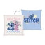 Cuscino Lilo & Stitch in morbido velboa Stitch e Angel 40x40 cm Herding