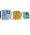 Disney Princess Colour Pop Porta Snack con Coperchio, Set da 3 - Half Moon Bay