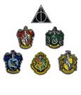 Toppe ricamate Harry Potter Stemmi delle Case, confezione da 6 - Cinereplicas