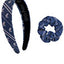 Harry Potter Accessori per Capelli Classici Set 2 Pezzi Ravenclaw - Cerchietto e Scrunchy