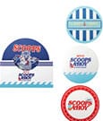 Stranger Things Scoops Ahoy – Set di 4 sottobicchieri ufficiali Cinereplicas