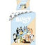 Copripiumino Bluey Go Bluey 160 x 200 cm con Federa 70 x 80 cm Halantex