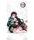 Asciugamano Demon Slayer: Kimetsu no Yaiba 140 x 70 cm Halantex