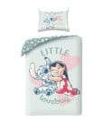 Copripiumino Lilo & Stitch Little Lovebug Halantex 140 x 200 cm con Federa 70 x 90 cm