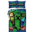 Minecraft Set Copripiumino e Federa 140x200 cm Halantex
