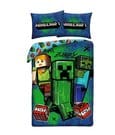 Minecraft Set Copripiumino e Federa 140x200 cm Halantex