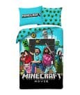 Minecraft Movie Set Federa e Piumino 140x200 cm Halantex