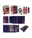 One Piece Set Regalo con Bottiglia in Acciaio, Adesivo e Copertina per Libri