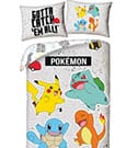 Set Copripiumino Pokémon Ver. 11 con Federa, 140 x 200 cm, Halantex