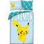 Pokémon Set Biancheria Letto 140x200 cm con Federa 70x90 cm Halantex