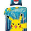 Pokémon Set Copripiumino e Federa Pikachu 140x200 cm - 100% Cotone Halantex