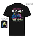 T-Shirt Scream Ghost Face Late Night Talking Taglia S