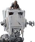 Star Wars Demi Art Scale Statua 1/20 AT-ST e Chewbacca 53 cm - Iron Studios