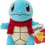 Peluche Pokémon Squirtle invernale con sciarpa 20 cm Jazwares