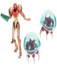 World of Nintendo Metroid Mini Figure 3-Pack Samus Bounty Hunter 6 cm - Jakks Pacific