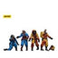 Zombie Dark Source Action Figure 4-Pack Biochemical Lab Team 8 cm - Joy Toy