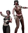 Zombie Dark Source Action Figures 2-Pack – Lottatrici femminili – 8 cm – Joy Toy