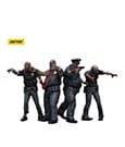 Zombie Dark Source Action Figures 4-Pack Police (Male) 8 cm - Joy Toy