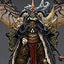 Warhammer 40k Action Figure 1/18 Mortarion Daemon Primarch of Nurgle con armi antiche The Lantern e Silence 21 cm Joy Toy