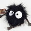 Studio Ghibli Peluche Noiraude con Catenella a Sfera 7 cm